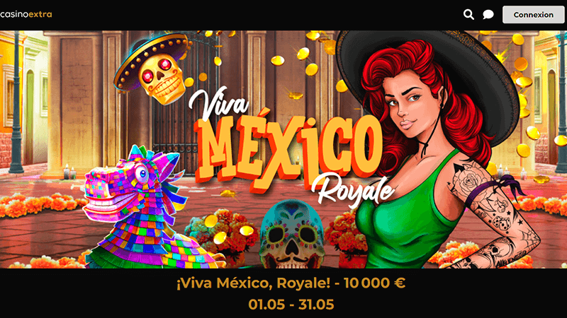 Casino extra page de promo México