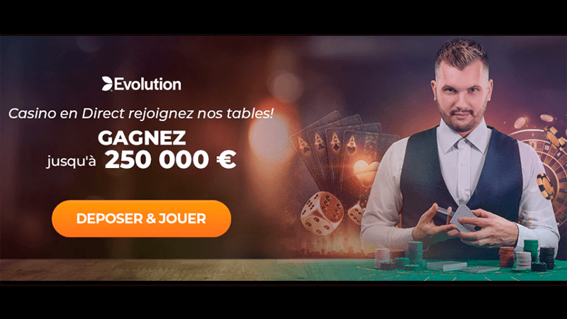 Promotion casino en direct Gratowin