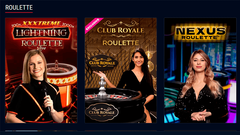 Page de jeux de roulette casino rabona
