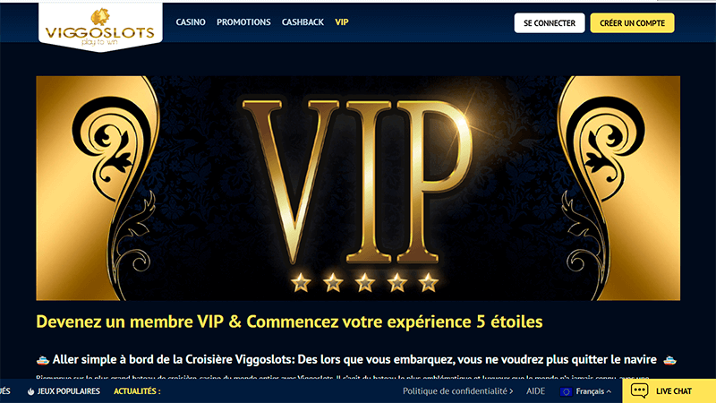 Salon VIP Viggoslots casino