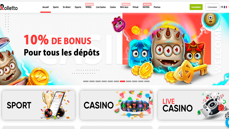 Promo touts le depòts rolletto casino