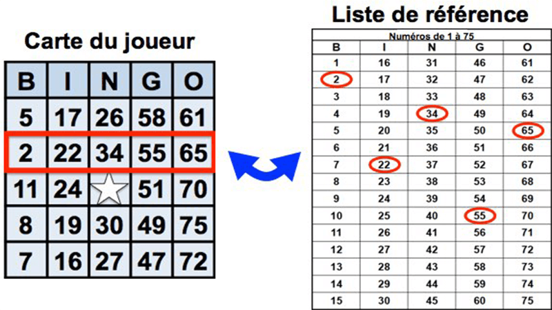 Jeux en Ligne Bingo systéme 