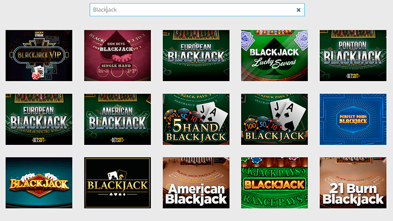 Page de blackjack de nordi casino