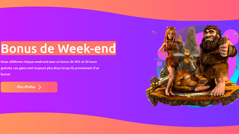 Casino bonus week-end au Cadoola casino