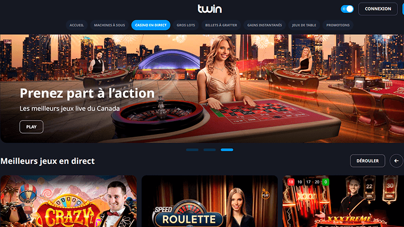 Casino en direct Twin