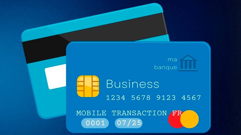 Face de la carte mastercard business