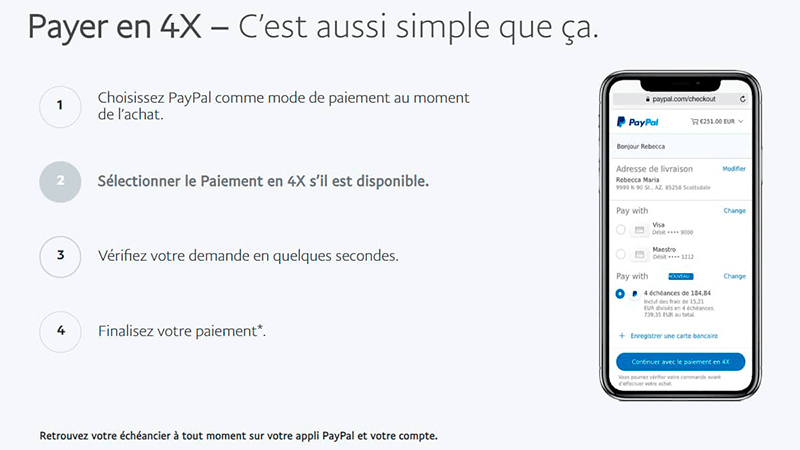 Credit offre paypal promotion