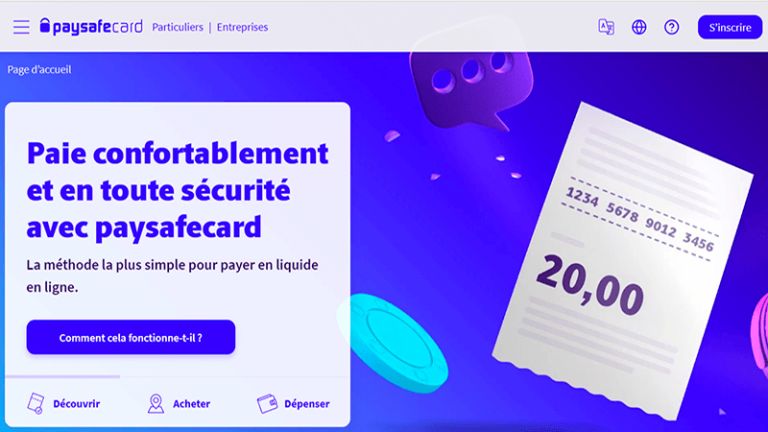 Casino en ligne PaysafeCard