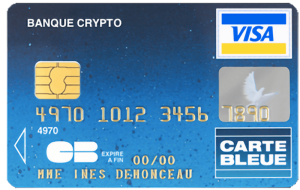 Face de la carte visa et ses marques de sécurité