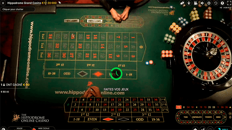 table roulette casino en ligne