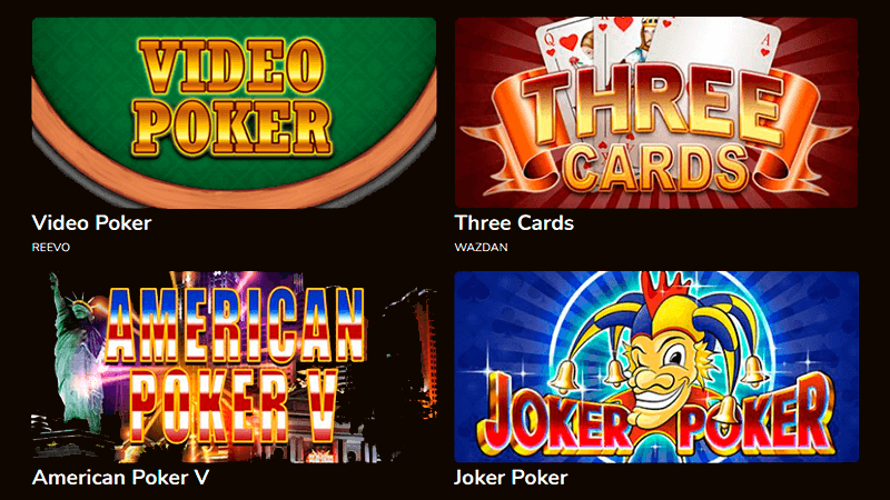Page de jeux video poker kings chance casino 